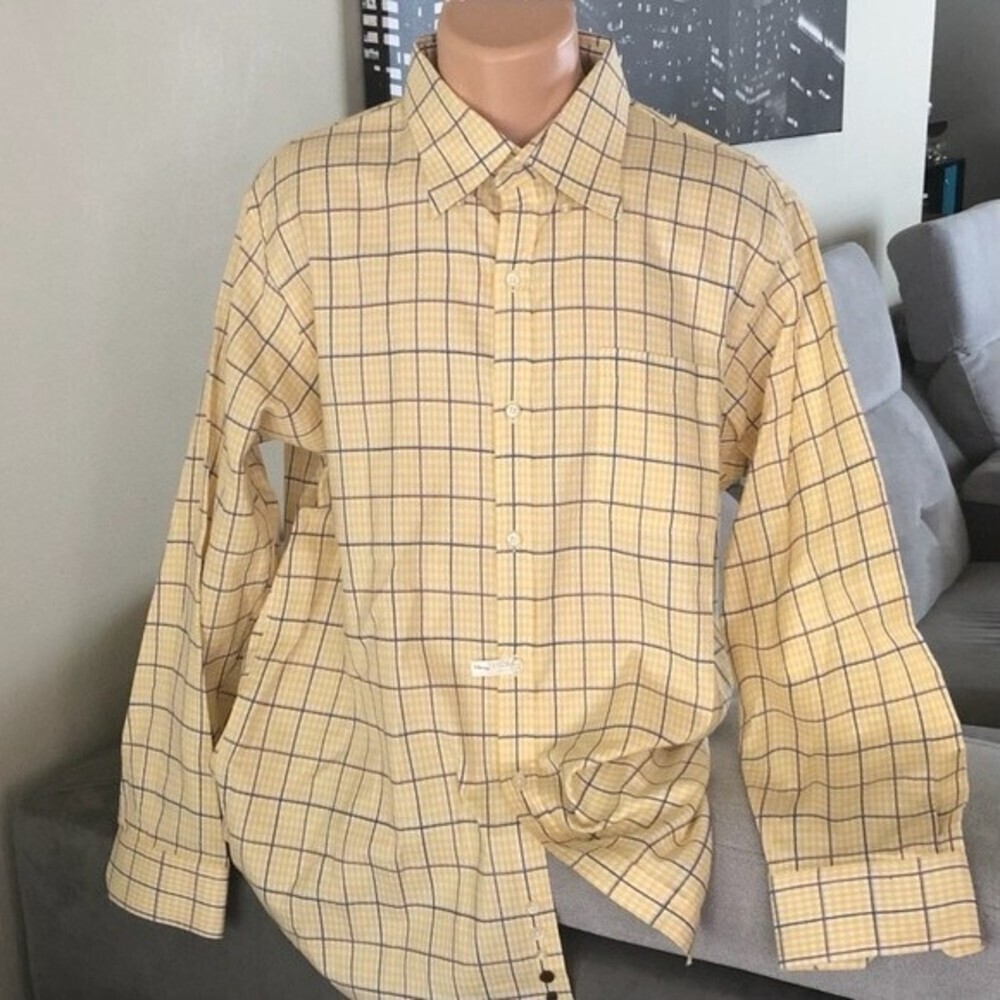 Born Handcrafted Plaid Button Down Long Sleeve XL